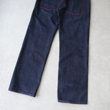 Hip Logo Denim Pants - NEWSED