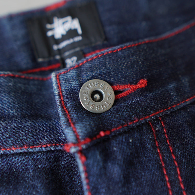 Hip Logo Denim Pants - NEWSED