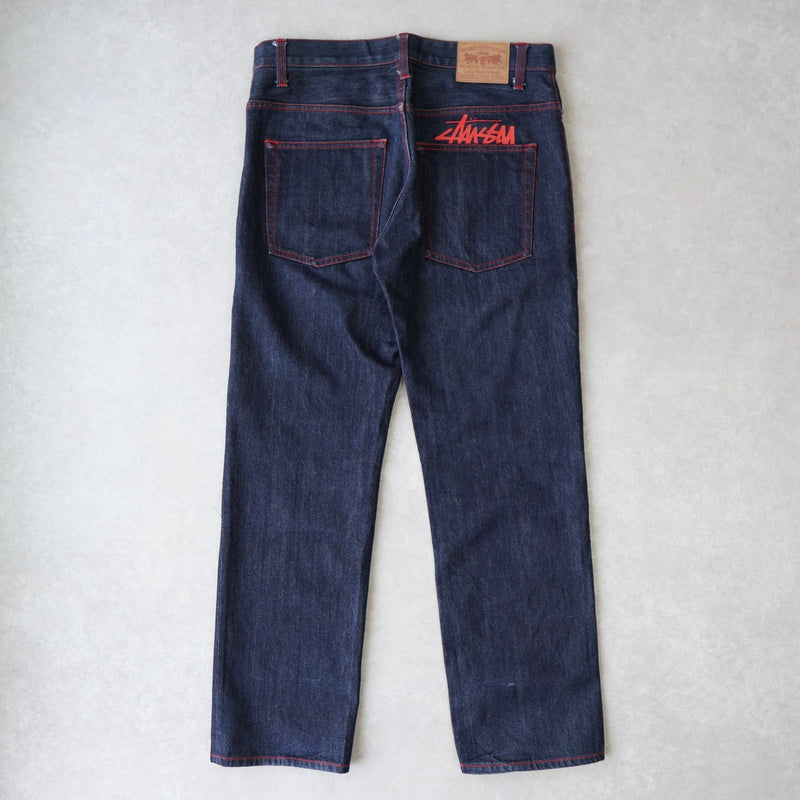 Hip Logo Denim Pants - NEWSED