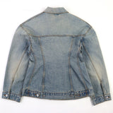 バレンシアガ Hourglass Denim Jacket ジャケット インディゴブルー 36 レディース 未使用品 - NEWSED