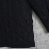 アクアスキュータム  コーデュロイ襟 キルティングジャケット ブラック