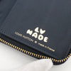 ルイ ヴィトン HUMAN MADE モノグラム デニム ジッピーウォレット ヴェルティカル 長財布 ラウンドジップ ブルー M81107