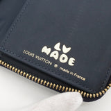 ルイ ヴィトン HUMAN MADE モノグラム デニム ジッピーウォレット ヴェルティカル 長財布 ラウンドジップ ブルー M81107 - NEWSED