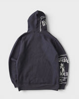 ヒステリックグラマー HYS WHISKY フーディー パーカー チャコールグレー メンズ レディース - NEWSED