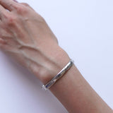 Icon Silver 925 Narrow Bangle - NEWSED