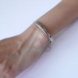 Icon Silver 925 Narrow Bangle - NEWSED