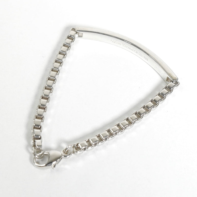 ティファニー ベネチアン リンク ID プレート シルバー925 ブレスレット 新品仕上げ - NEWSED