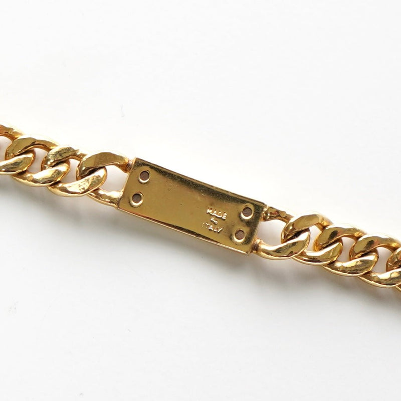 ID Plate Motif GP Gold Chain Bracelet - NEWSED
