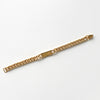 ID Plate Motif GP Gold Chain Bracelet