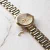 Vivienne Westwood Kensington II Orb 标志石英手表香槟色表盘金色不锈钢 VV006KGD 工作状态