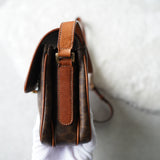 Macadam patterned leather mini shoulder bag