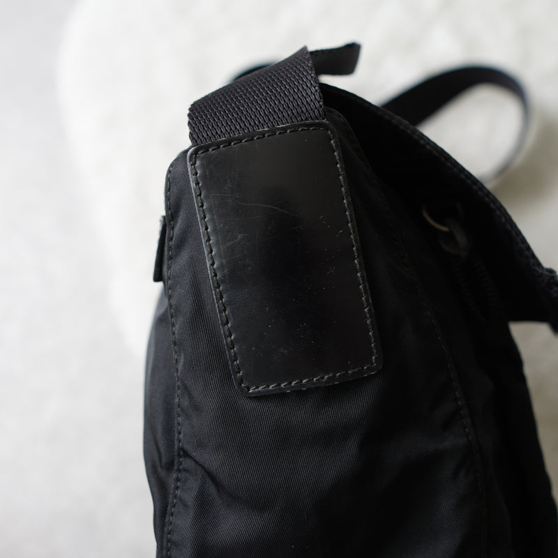 Nylon mini shoulder bag
