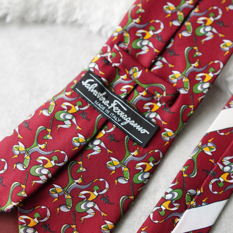 Patterned tie｜Made in Italy