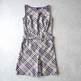 Burberry checked one piece