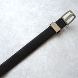 90's｜Logo buckle leather belt