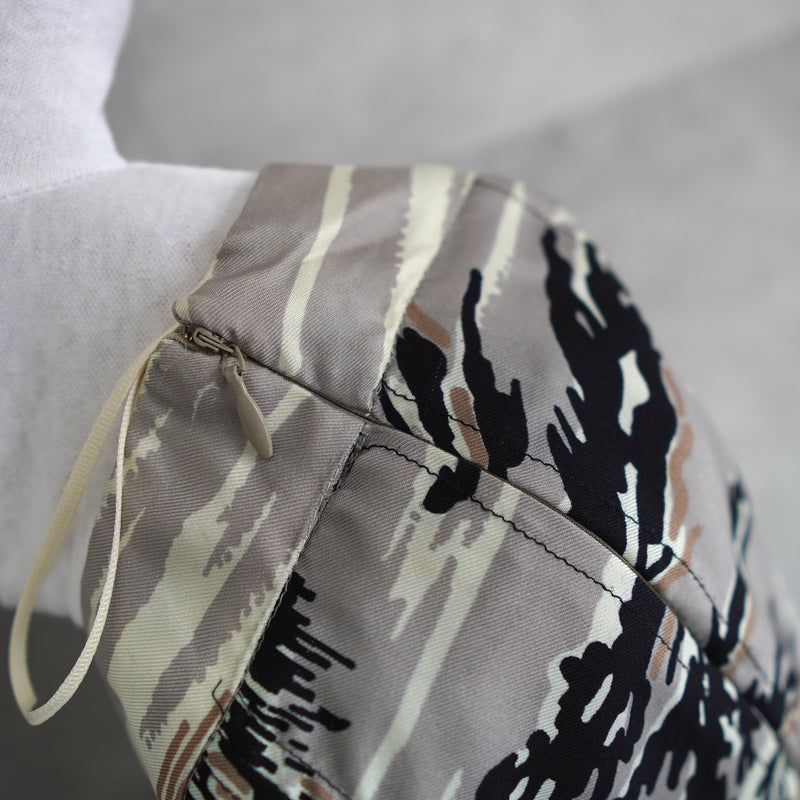 Patterned silk skirt｜Made in Italy