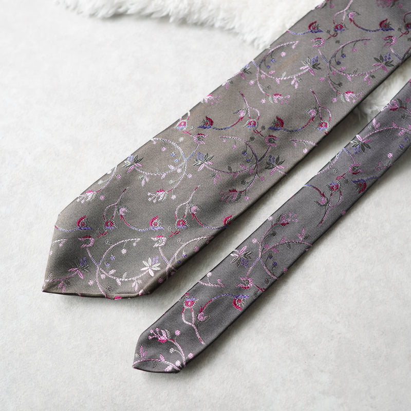 Patterned tie｜Made in England