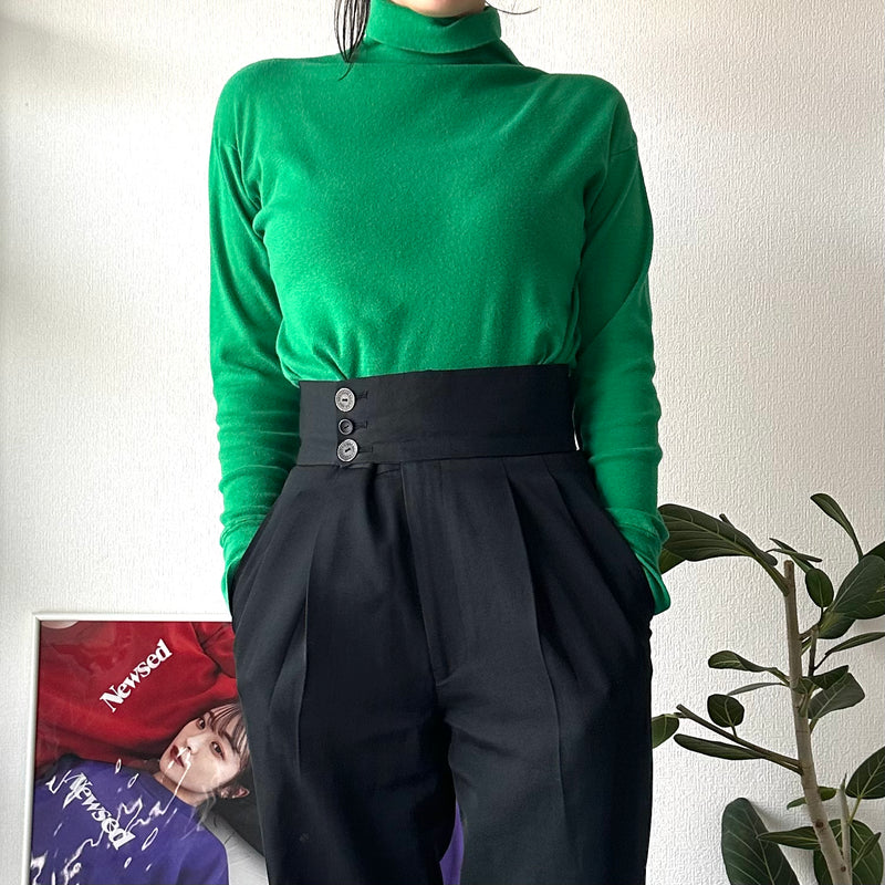 Plain turtleneck top