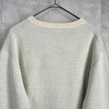 ハフ IMPACT CREWNECK SWEATER ロゴ ニット オフホワイト - NEWSED