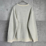 ハフ IMPACT CREWNECK SWEATER ロゴ ニット オフホワイト - NEWSED
