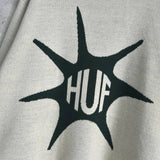 ハフ IMPACT CREWNECK SWEATER ロゴ ニット オフホワイト - NEWSED
