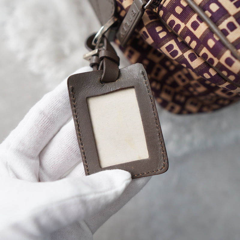 Initial Pattern One Shoulder Bag｜Made in Italy - NEWSED
