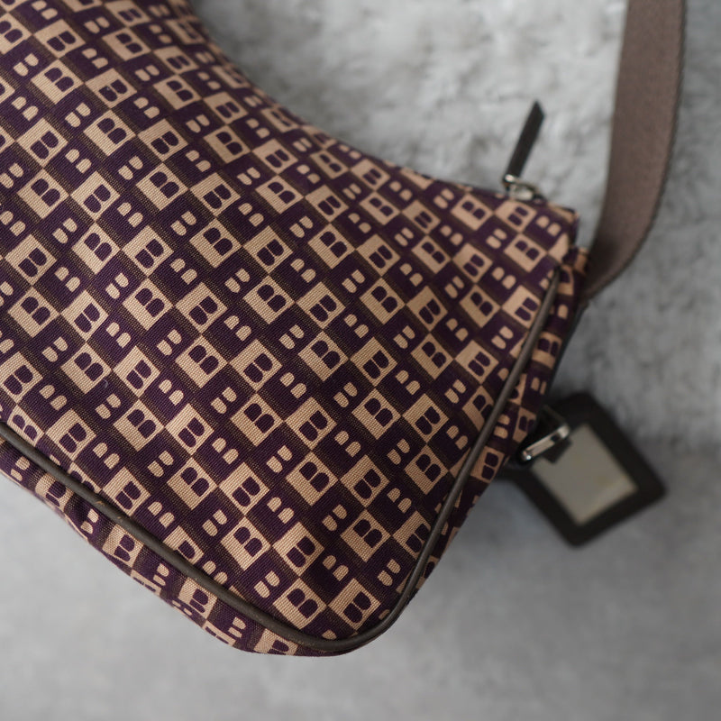 Initial Pattern One Shoulder Bag｜Made in Italy - NEWSED
