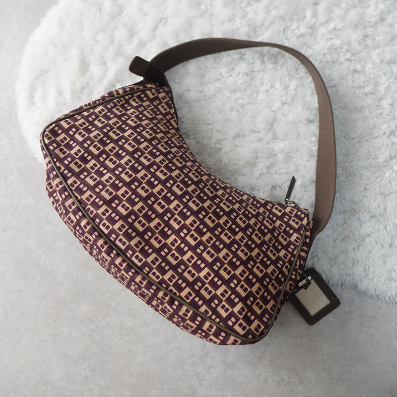 Initial Pattern One Shoulder Bag｜Made in Italy - NEWSED