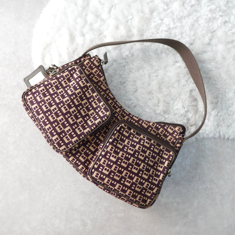 Initial Pattern One Shoulder Bag｜Made in Italy - NEWSED