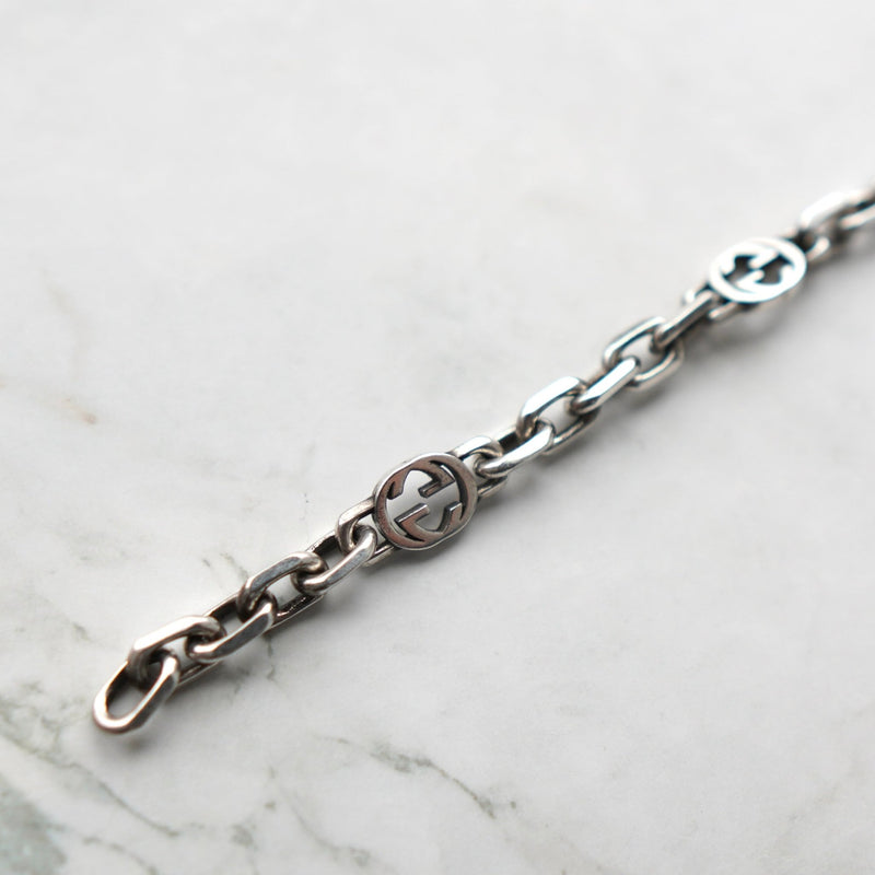 Interlocking G Silver Bracelet - NEWSED