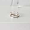 Interlocking G Silver Ring