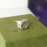 Interlocking G Silver Ring - NEWSED