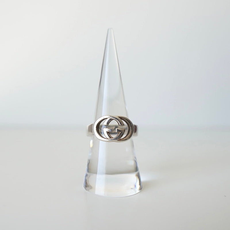 Interlocking G Silver Ring - NEWSED