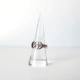 Interlocking G Silver Ring - NEWSED