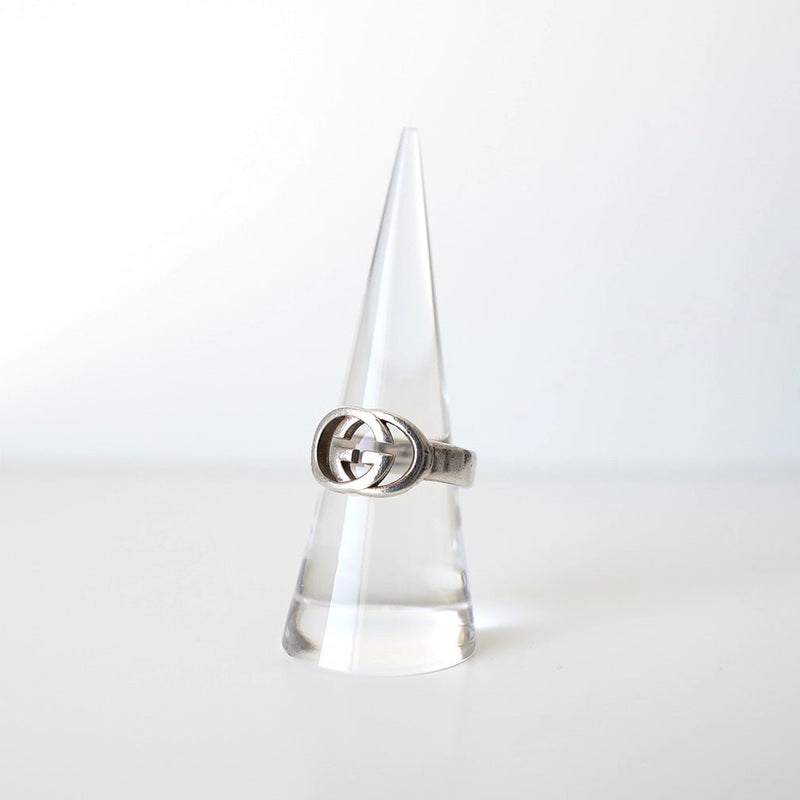 Interlocking G Silver Ring - NEWSED