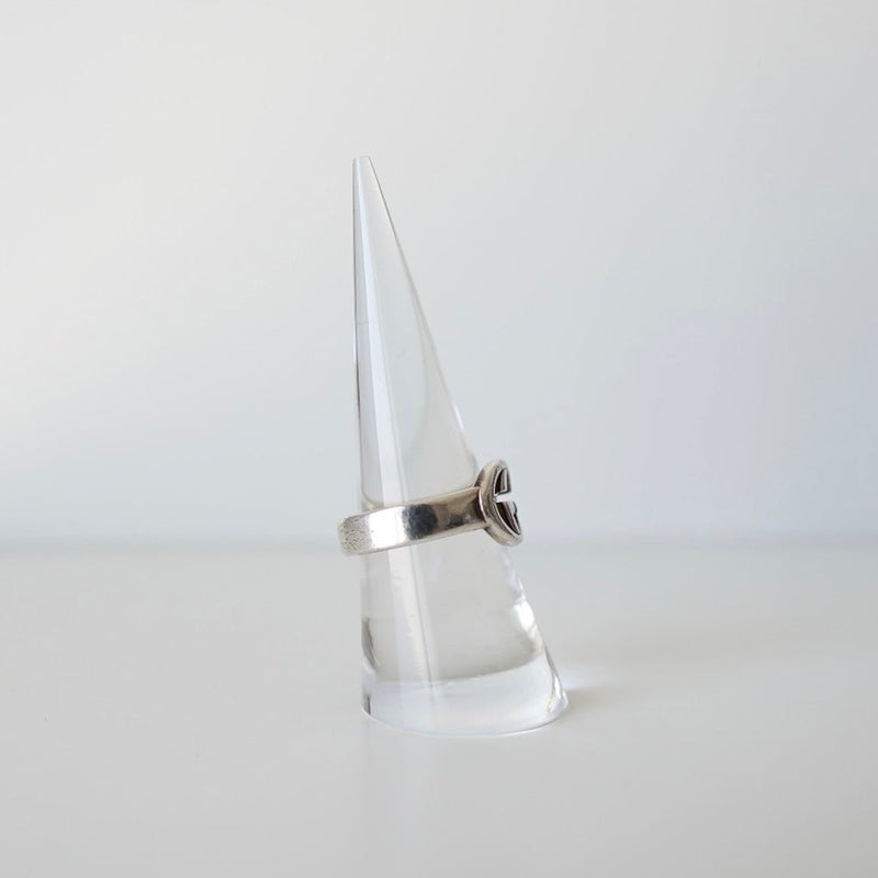 Interlocking G Silver Ring - NEWSED