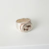 Interlocking G Silver Ring