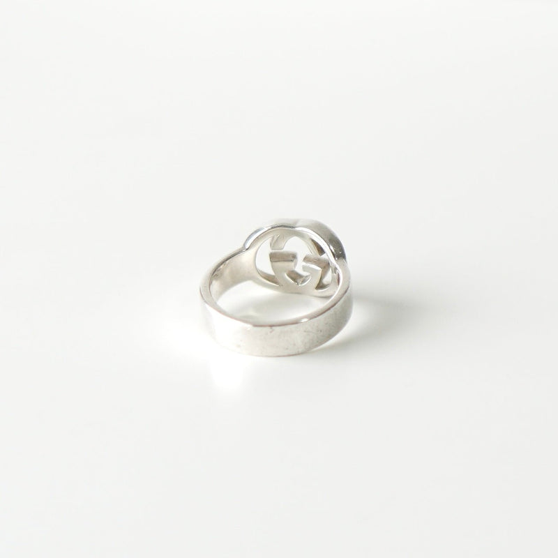 Interlocking G Silver Ring Size:10 - NEWSED