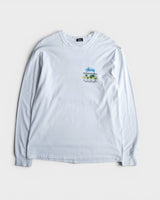 International Long Sleeve Tee ステューシー 長袖Tシャツ ロンT ホワイト L メンズ - NEWSED