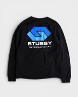 International L/S Tee ステューシー 長袖Tシャツ ロンT ブラック L メンズ - NEWSED