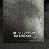 バレンシアガ 裏地ロゴ総柄 チェスターコート チャコールブラウン IT 44 メンズ 未使用品 - NEWSED