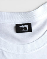 Italic Collage Longsleeve Tee ステューシー 長袖Tシャツ ロンT ホワイト L メンズ - NEWSED