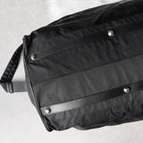 プラダ テスート ポコノ ナイロン / サフィアーノレザー 2way ボストンバッグ ブラック