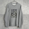 ロエベ アナグラム 刺繍 スウェット グレー