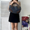 Jacquard Leather Tote Bag