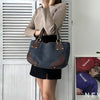 Jacquard Leather Tote Bag