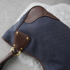 Jacquard Leather Tote Bag