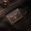 Jacquard Leather Tote Bag