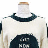 クリスチャンディオール JADIOR8 NON NON NON ET NON ニット ダークグリーン IT 38 レディース - NEWSED