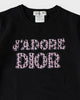 クリスチャン ディオール ガリアーノ期 J'Adore Dior ジャドール Tシャツ ブラック レディース